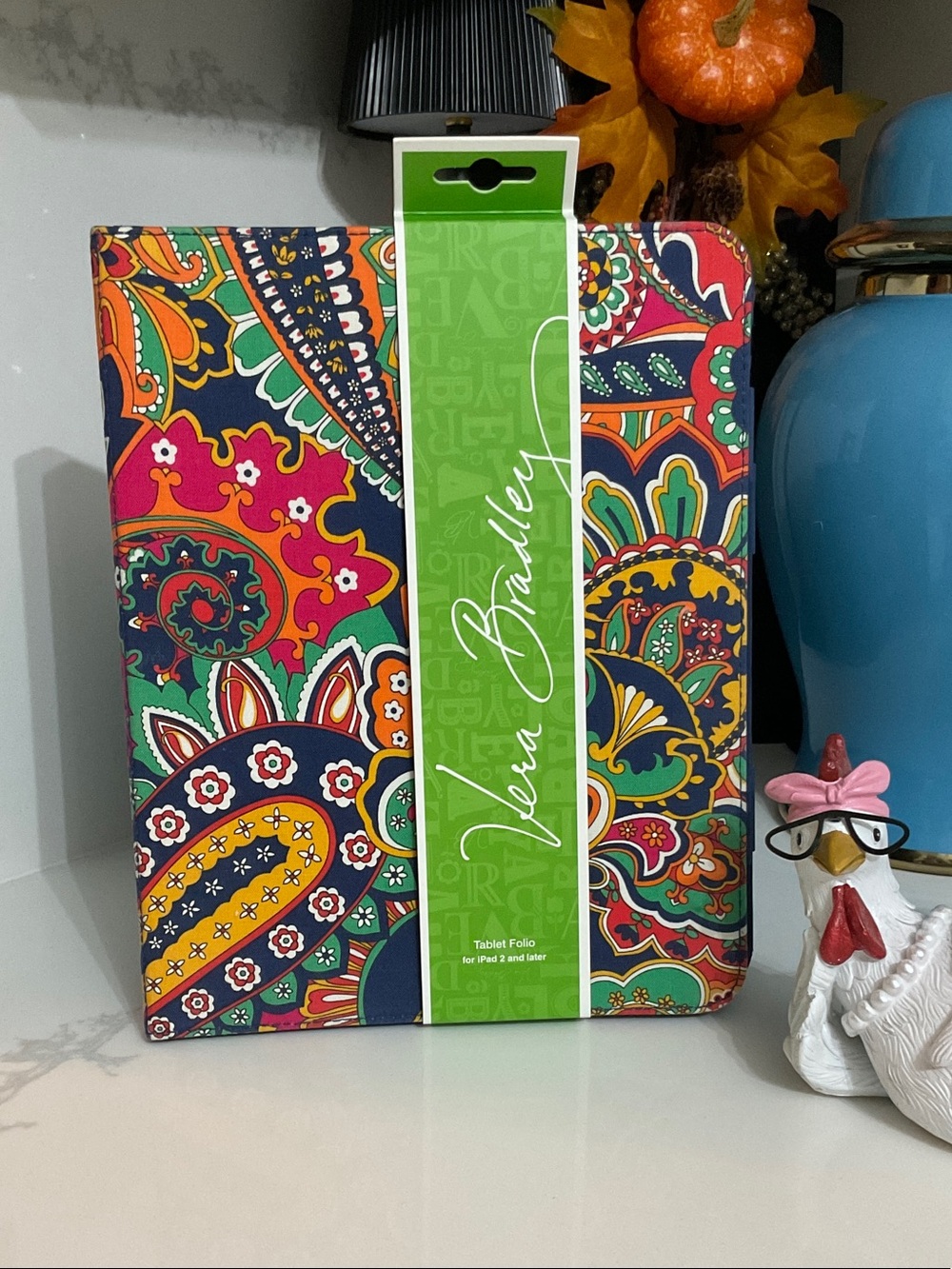 Vera Bradley Venetian Paisley Tablet Folio NEW Retired